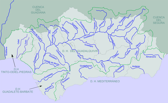 Cuáles son los afluentes del río Guadalquivir? | iAgua