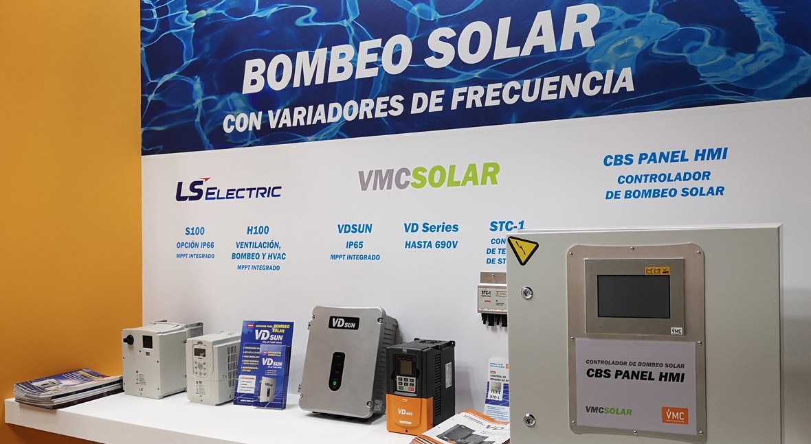 VMC presenta en Genera 2022 sus soluciones para el bombeo solar con  variadores | iAgua