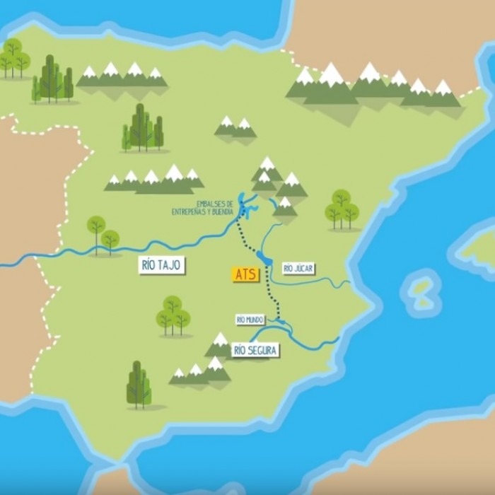 trasvase tajo segura mapa Conoce en este vídeo la historia del Trasvase Tajo Segura | iAgua