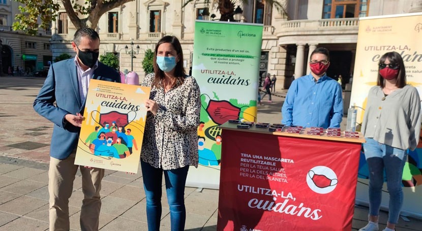 Valencia reparte mascarillas reutilizables ante el impacto de las  desechables en el saneamiento | iAgua